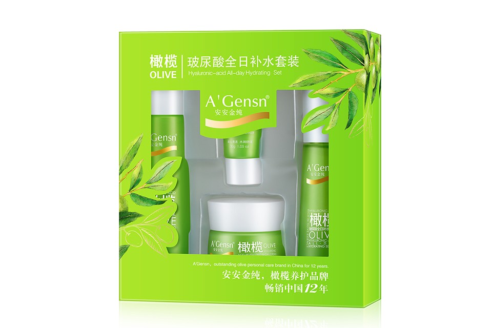 橄榄玻尿酸整日补水套装